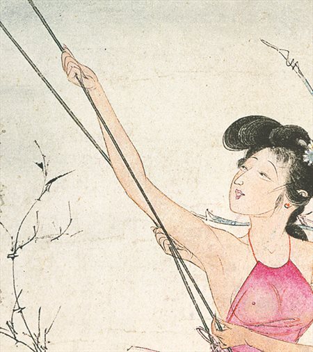东港-胡也佛的仕女画和最知名的金瓶梅秘戏图
